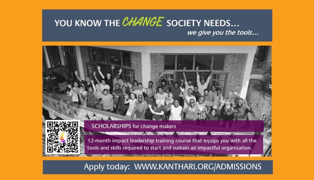 kanthari Impact Leadership Training Change | Fully Funded | Apply Now