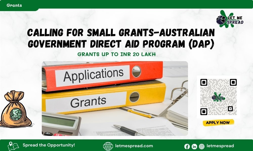 Calling for Small Grants-Australian Government Direct Aid Program (DAP)