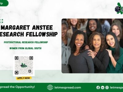 Calling for Margaret Anstee Research Fellowship Opportunity Program| Fully Funded