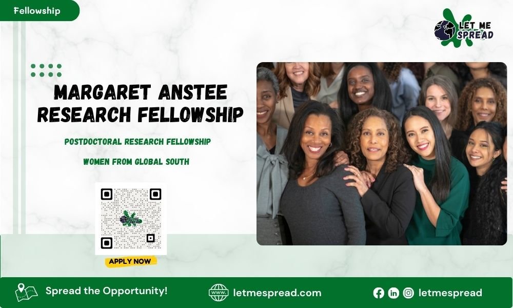 Calling for Margaret Anstee Research Fellowship Opportunity Program| Fully Funded