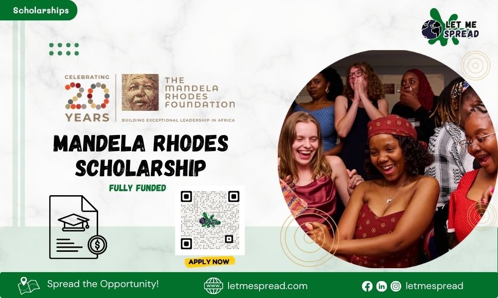 Mandela Rhodes Scholarship Fully Funded | Apply Now
