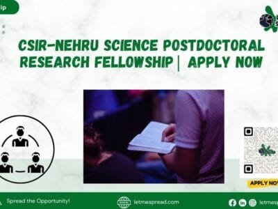 CSIR-Nehru Science Postdoctoral Research