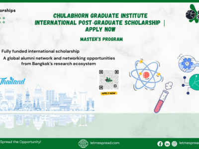 Chulabhorn Graduate Institute International Post‑Graduate Scholarship