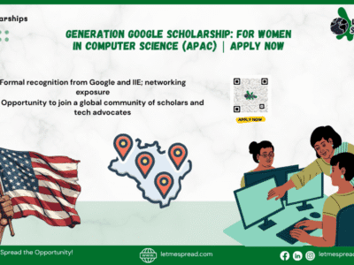 Generation Google Scholarship: for Women in Computer Science (APAC)