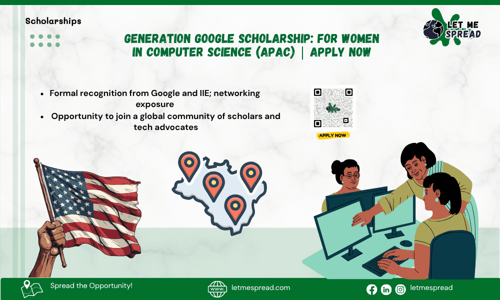 Generation Google Scholarship: for Women in Computer Science (APAC)