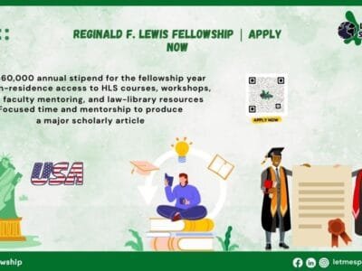Reginald F. Lewis Fellowship | Apply Now