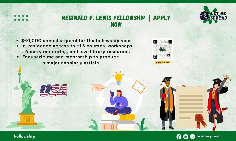 Reginald F. Lewis Fellowship | Apply Now