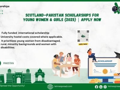 Scotland–Pakistan Scholarships for Young Women & Girls (2025)