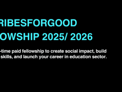 TribesforGOOD Fellowship 2025/2026 | Apply Now
