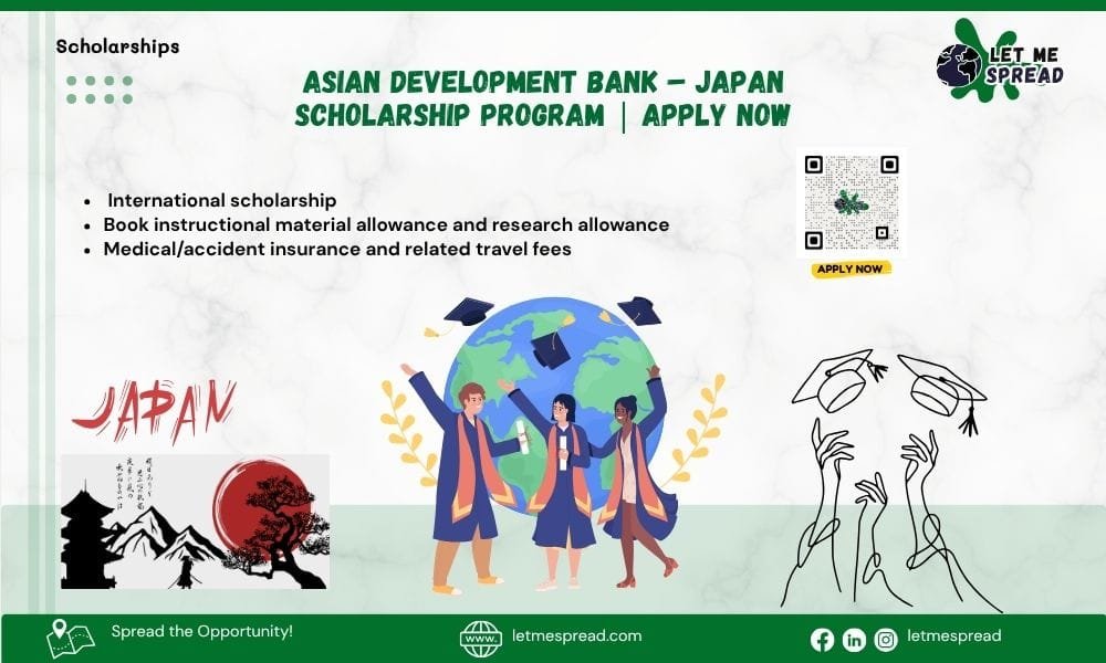 Asian Development Bank – Japan Scholarship Program | Apply Now