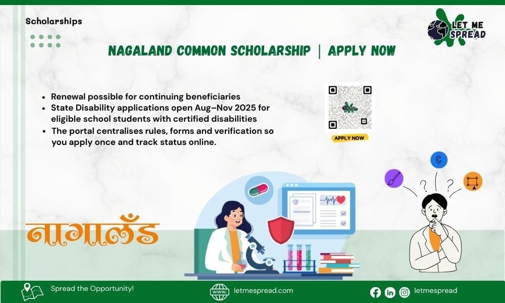 Nagaland Common Scholarship | Apply Now