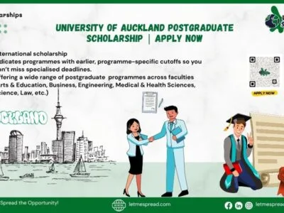 University of Auckland Postgraduate Scholarship | Apply Now