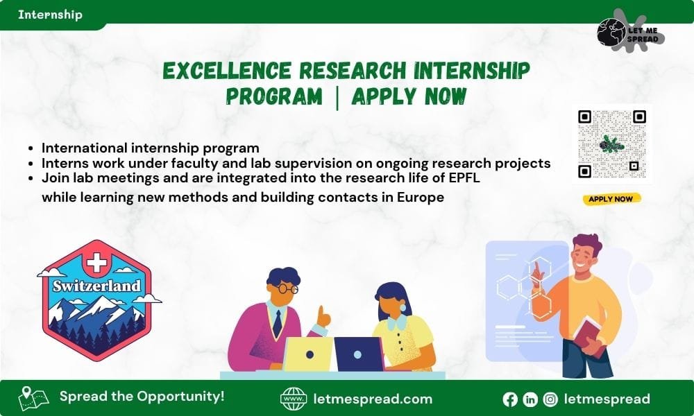 Excellence Research Internship Program | Apply Now
