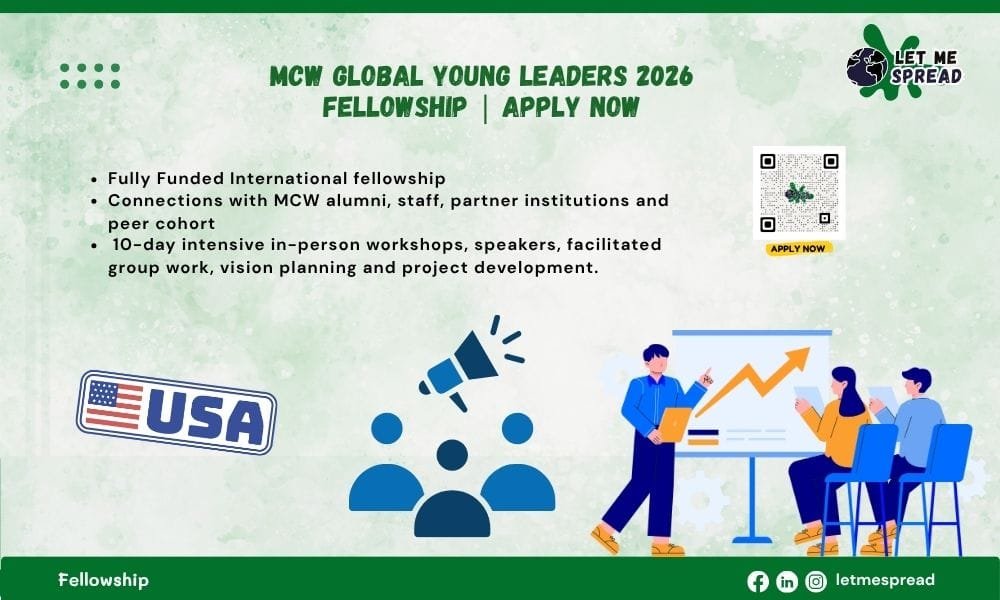 MCW Global Young Leaders 2026 Fellowship | Apply Now