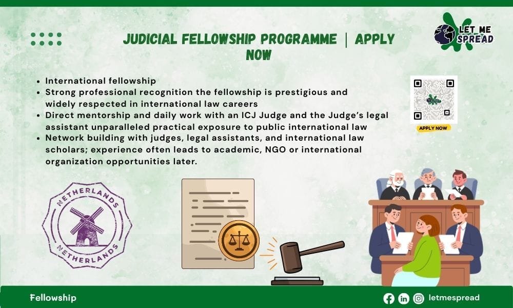 Judicial Fellowship Programme | Apply Now